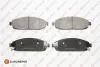 Колодки гальмівні (передні) Jeep Grand Cherokee III/IV 04-/Commander 05-10 (Akebono) EUROREPAR 1681163580 (фото 1)