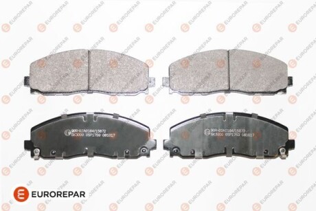 Колодки гальмівні (передні) Jeep Wrangler 2.0/2.2 17- EUROREPAR 1681165780