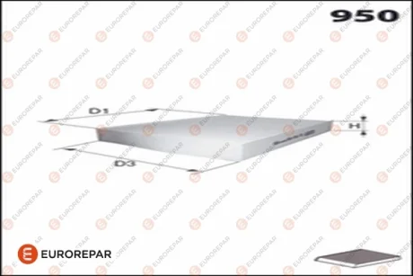 8421392500 ФІЛЬТР САЛОНУ ВУГІЛЬНИЙ EUROREPAR 1682951080