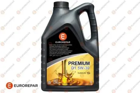 Моторна олива PREMIUM D1 5W-30, 5л EUROREPAR 1690687680