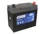 Аккумуляторная батарея 45Ah/330A (237x127x227/+R/B00) Excell Азия EXIDE EB454 (фото 2)
