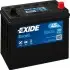 Аккумуляторная батарея 45Ah/330A (237x127x227/+R/B00) Excell Азия EXIDE EB454 (фото 5)
