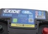 Акумуляторна батарея 60Ah/540A (242x175x175/+R/B13) Excell EXIDE EB602 (фото 2)