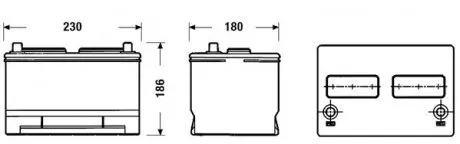 Аккумулятор EXIDE EB858