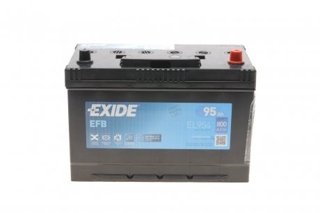 АКБ 6СТ-95 R+ (пт800) (необслуж) Asia EFB (Start/Stop) EXIDE EL954