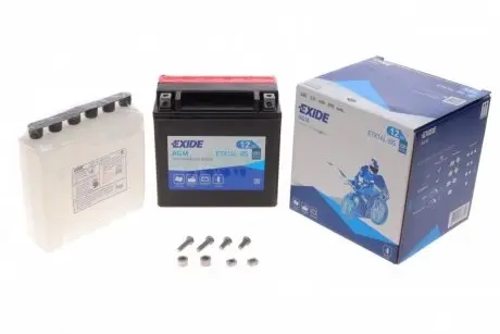 Акумулятор EXIDE ETX14L-BS