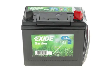 Акумуляторна батарея 24Ah/250A (197x132x186/+R) (Garden) EXIDE U1R-250