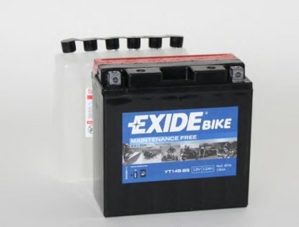 Аккумулятор EXIDE YT14BBS (фото 1)