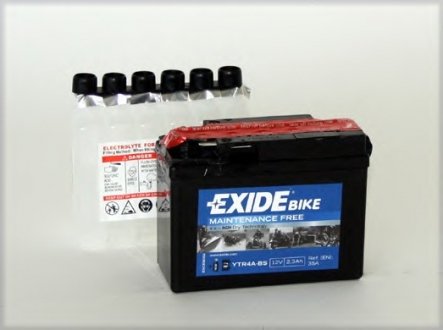Аккумулятор EXIDE YTR4ABS (фото 1)
