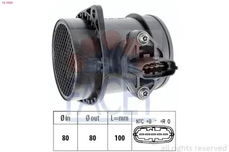 Расходомер воздуха FACET 101088
