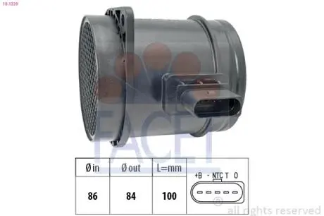 Расходомер воздуха FACET 101329