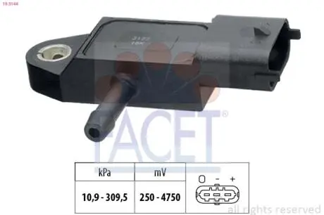 Датчик давления наддува Ford C-Max/Mondeo/Connect 1.8TDCi 02-15 FACET 10.3144