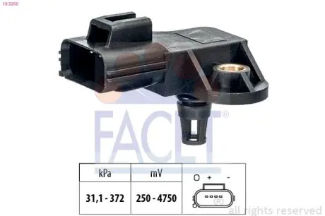 Датчик тиску повітря FACET 103250