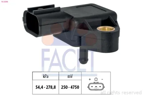 Датчик тиску повітря FACET 10.3396