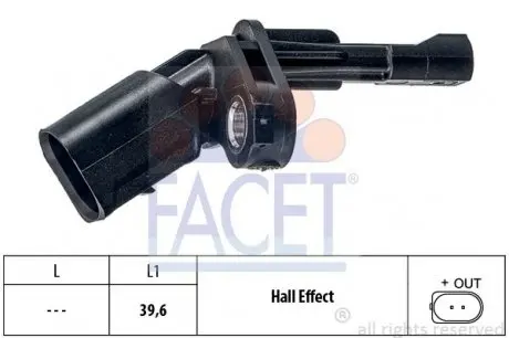 Датчик числа оборотов FACET 21.0009