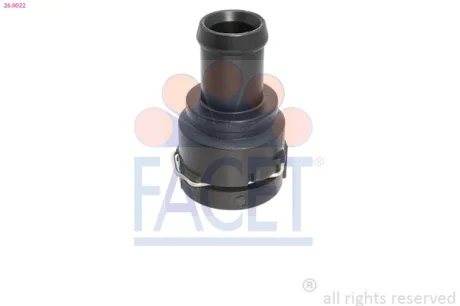 Фланец системы охлаждения Audi A3, A5, Q2, Q3 (03-)/Skoda Karoq, Kodiak, Octavia FACET 260022