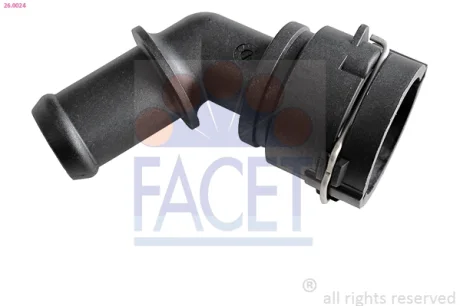 Фланец системы охлаждения Skoda Octavia (97-11) / VW Golf (96-03), Pasat (06-), FACET 260024