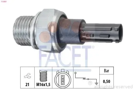 Автозапчасть FACET 70203