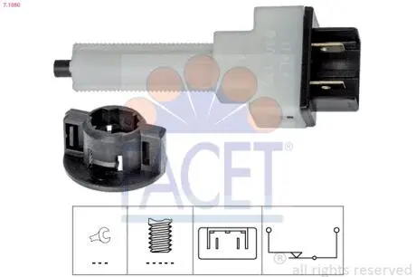 Датчик педали тормоза Seat Ibiza 86-93 FACET 7.1080