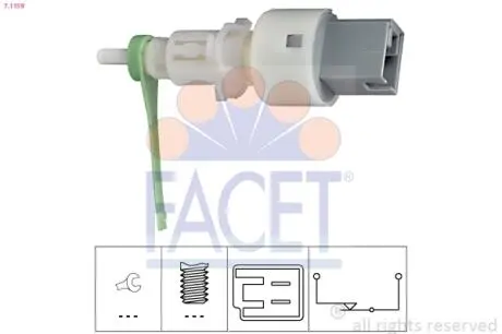 Датчик стоп-сигналу Fiat Doblo 01- FACET 7.1159
