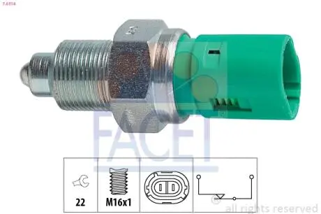 Датчик заднього ходу FACET 7.6114
