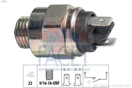 Включатель заднего хода FACET 7.6127