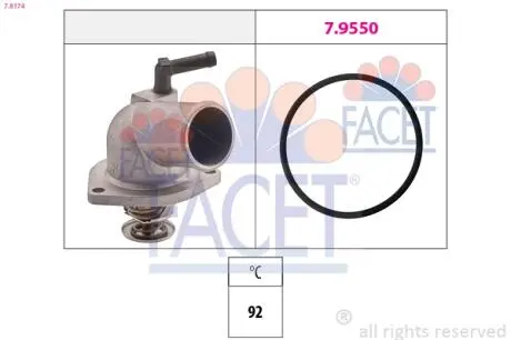 Термостат системы охлаждения FACET 78174