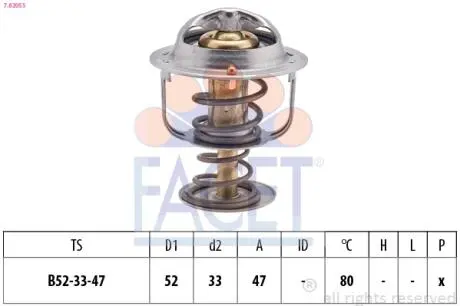 Термостат системы охлаждения FACET 78205S