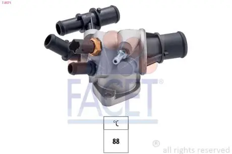 Термостат Fiat Multipla 1.9 JTD 01-> FACET 7.8571