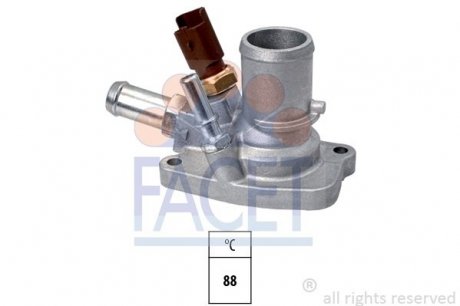 Термостат Fiat Punto van 1.4 (06-13) FACET 7.8672 (фото 1)