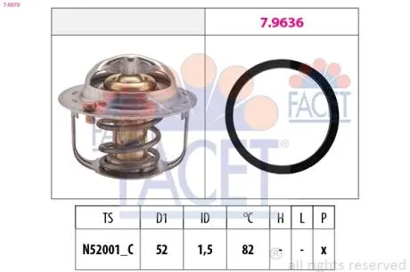 Термостат системы охлаждения FACET 78679