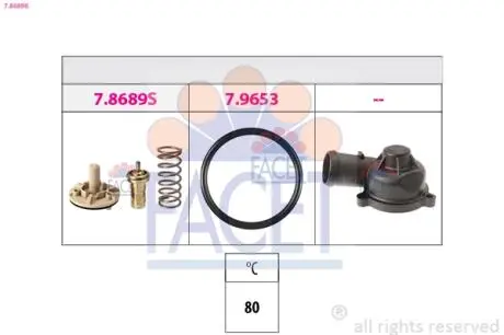 Термостат системи охолодження FACET 78689K