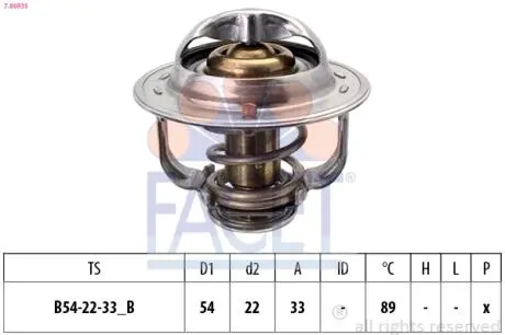 Термостат системы охлаждения FACET 78693S