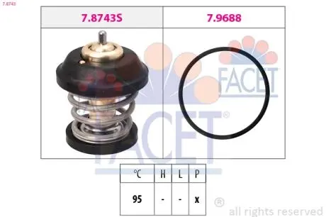Термостат FACET 7.8743