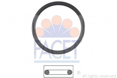 Уплотнительное кольцо термостата Skoda Roomster 1.4 (06-15) FACET 7.9538 (фото 1)