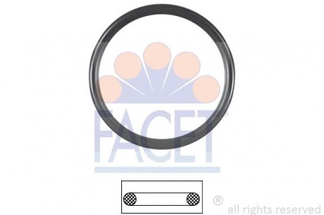 Уплотнительное кольцо термостата Skoda Roomster 1.2 (07-15) FACET 7.9653 (фото 1)