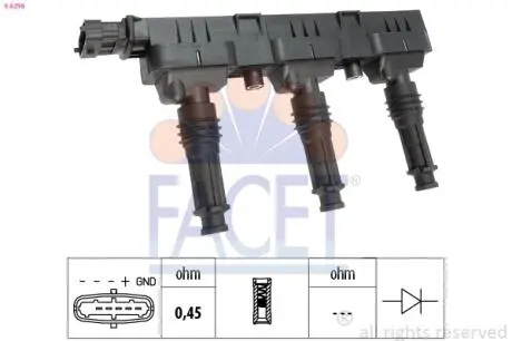 Котушка запалення FACET 96298