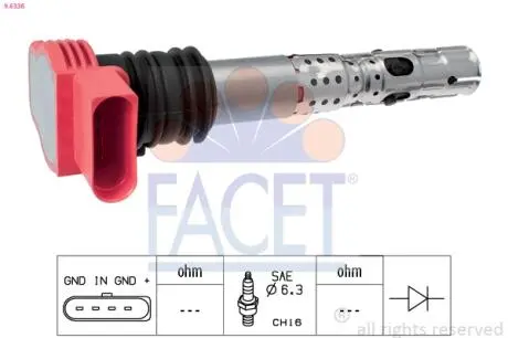 Катушка воспаления FACET 96336
