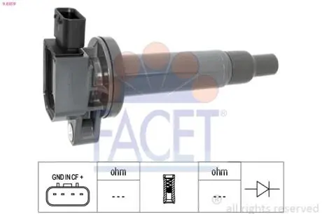 Катушка зажигания Toyota Prius 1.5 (nhw2_) (03-09) FACET 9.6359