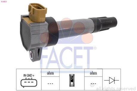 Котушка запалювання FACET 96453