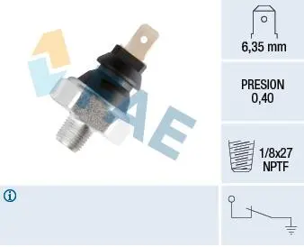 Датчик давления смазки FAE 11280