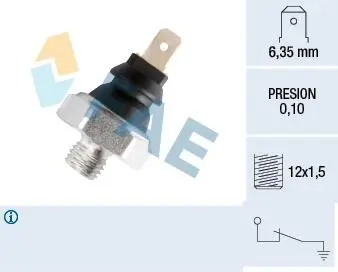 Датчик давления смазки FAE 11600