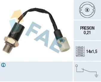 Датчик тиску мастила FAE 12510