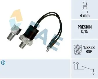 Датчик давления смазки FAE 12540