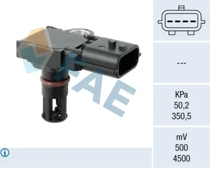 Датчик давления во впускном газопроводе Renault Megane III/IV 1.5-1.6dCi 09- FAE 15274