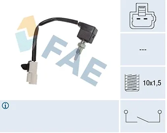 Вимикач світла стоп HYUNDAI I30, I40 I, I40 I CW KIA CARENS IV, CEED, PRO CEED 07.11- FAE 24551