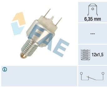 Вимикач ліхтаря сигналу гальма FAE 25130