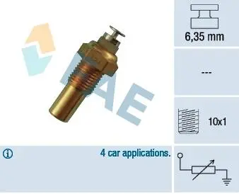 Датчик температуры жидкости охлаждения FAE 32100