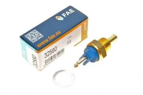 Датчик температуры охлаждающей жидкости MB OM602 93-03 (2 конт.) (синий) FAE 32580