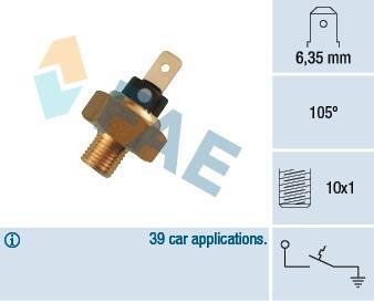 Датчик температуры охлаждающей жидкости VW LT 2.4 i/D/TD -96 (M10x1) FAE 35820 (фото 1)